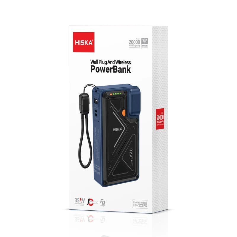پاوربانک 30 وات هیسکا مدل HP-226PD ظرفیت 20000 میلی آمپر ساعت — تصویر ۵