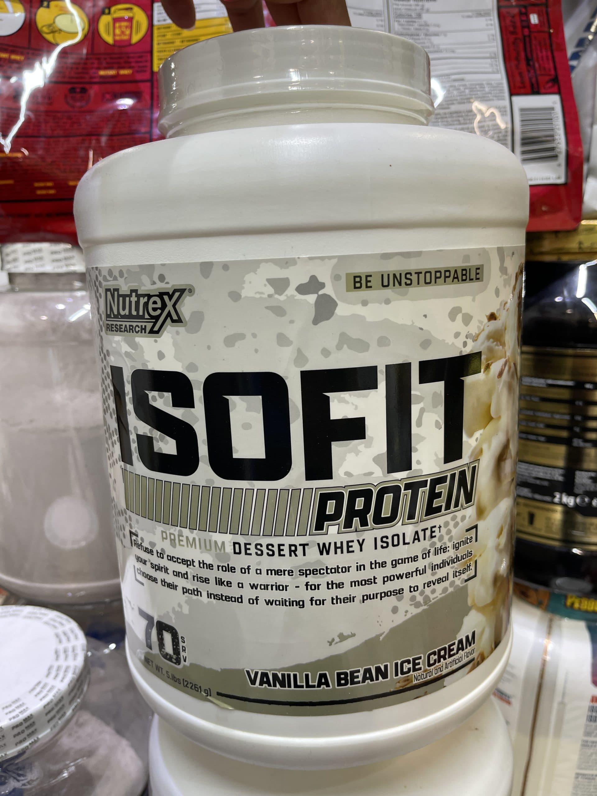 وی ایزوله ایزوفیت ناترکس وانیل و شکلات ISOFIT NUTREX — تصویر ۲