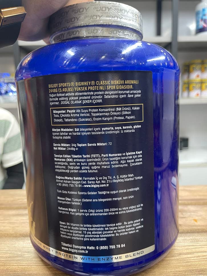 پروتئین بیگ وی کلاسیک بیک جوی لاین اصلی(2.4 کیلوگرم) BigJoy Big Whey Classic Protein — تصویر ۳