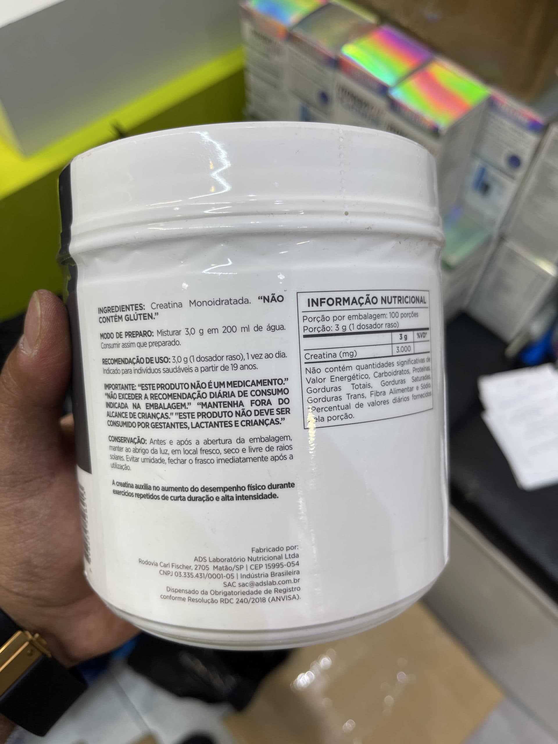 کراتین پیور اتلتیکا 300 گرم Atlhetica Creatina 100% Pure — تصویر ۳