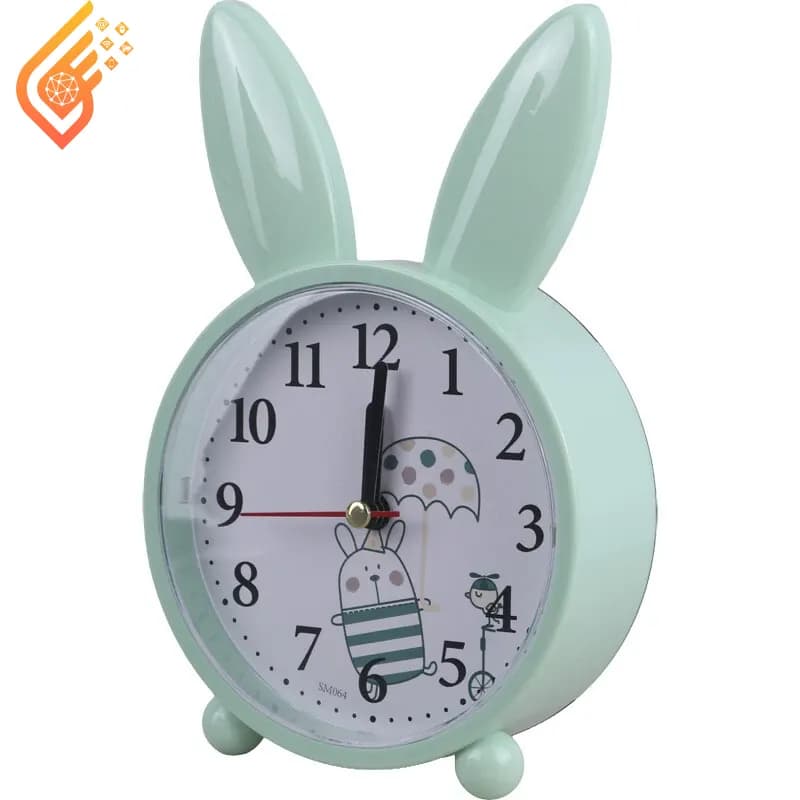 ساعت رومیزی زنگ دار طرح خرگوش HN-298 کد SM064