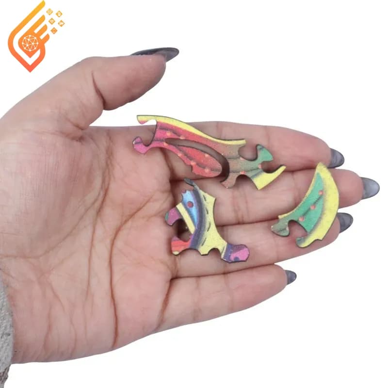 پازل چوبی 112 تکه هزارتو طرح ماهی کد 010994 — تصویر ۴