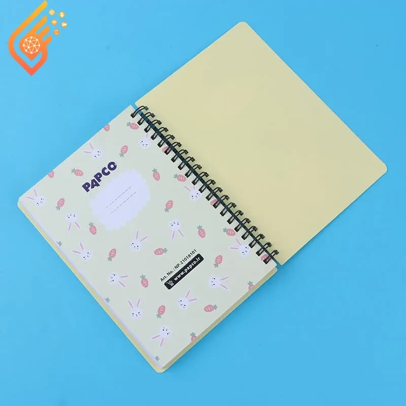 دفترچه یادداشت 100 برگ پاپکو Funny Bunnies NP-21018101 حاشیه دار — تصویر ۳