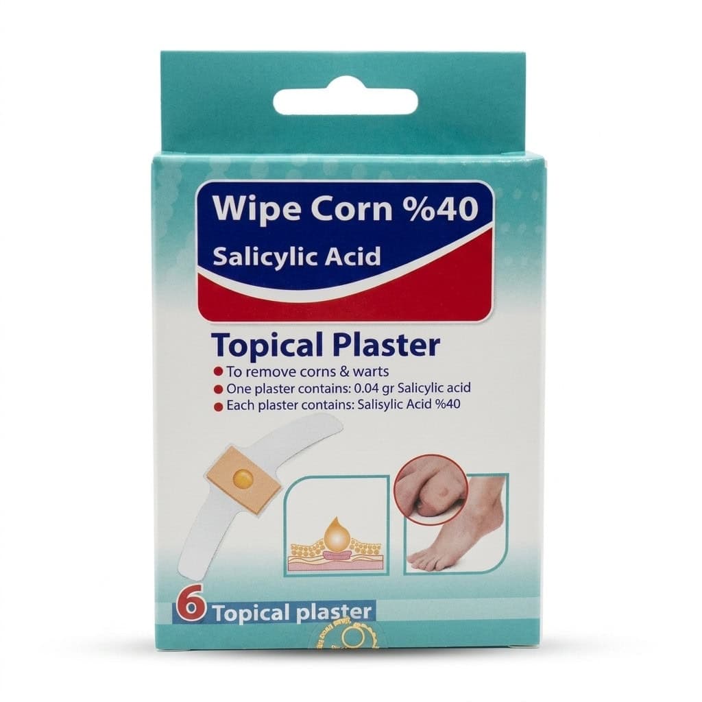 چسب میخچه وایپ کورن ۴۰ درصد Wipe Corn بسته ۶ عددی