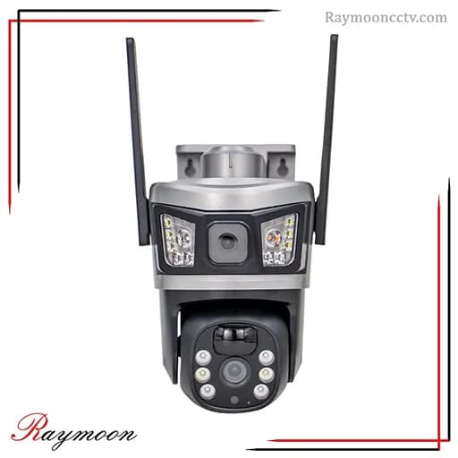 دوربین مینی اسپید دام سولار سیم کارتی دو لنز v380 مدل VCS87H-G — تصویر ۲