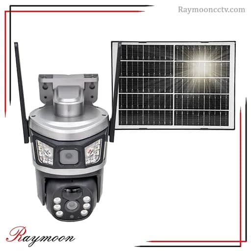 دوربین مینی اسپید دام سولار سیم کارتی دو لنز v380 مدل VCS87H-G — تصویر ۵
