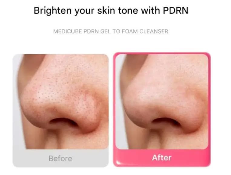 ژل شستشوی آبرسان PDRN مدی کیوب 200 میل — تصویر ۷