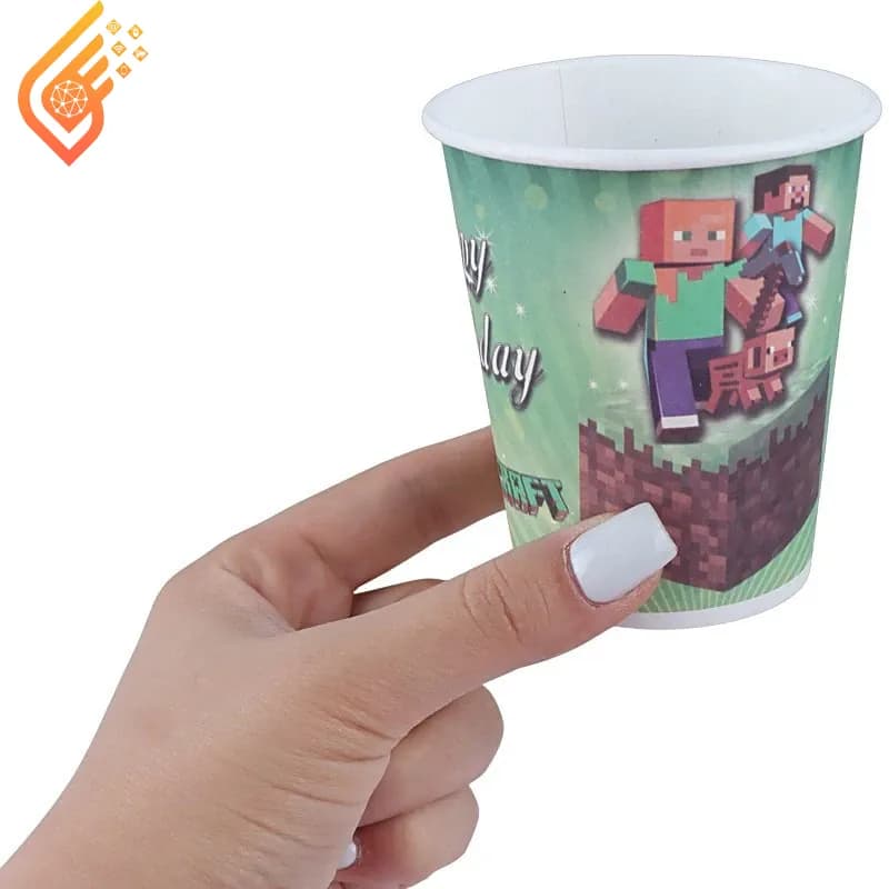 پک تم تولد 10 نفره مستر تم طرح ماینکرافت — تصویر ۲