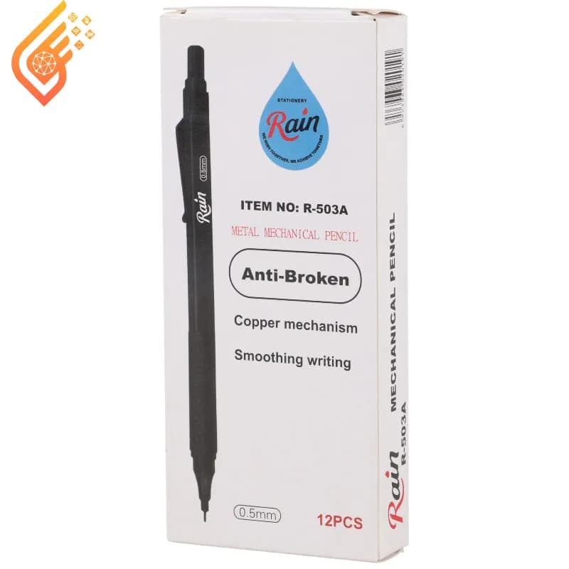 مداد نوکی فلزی 0.5 میلی متر رین مدل Rain R-503A — تصویر ۵