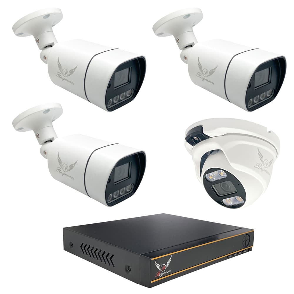 پک سیستم امنیتی 2 مگاپیکسل رایمون مدل RP-2MP-4C-04