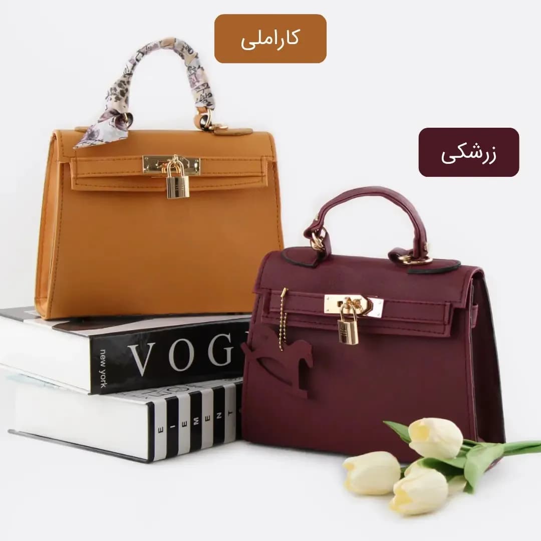کیف پاسپورتی چرم مصنوعی زنانه روزمره با بند بلند — تصویر ۴