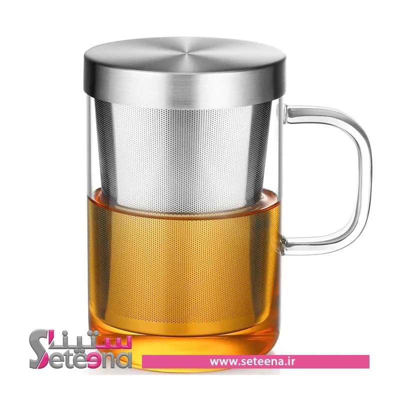 تراول ماگ پیرکس صافی دار بزرگ کد f10015 — تصویر ۲