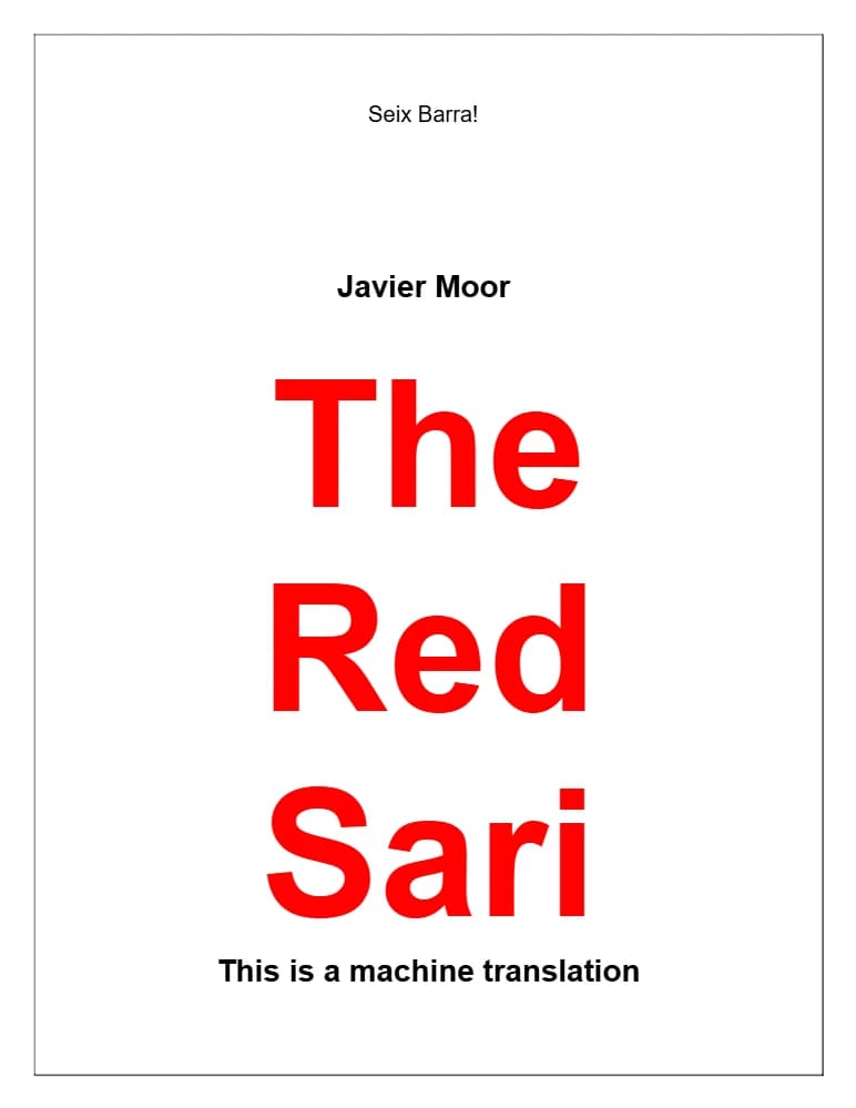 کتاب The Red Sari: A Dramatized Biography of Sonia Gandhi (ساری قرمز) نسخه انگلیسی PDF | خاویر مورو (Javier Moro)