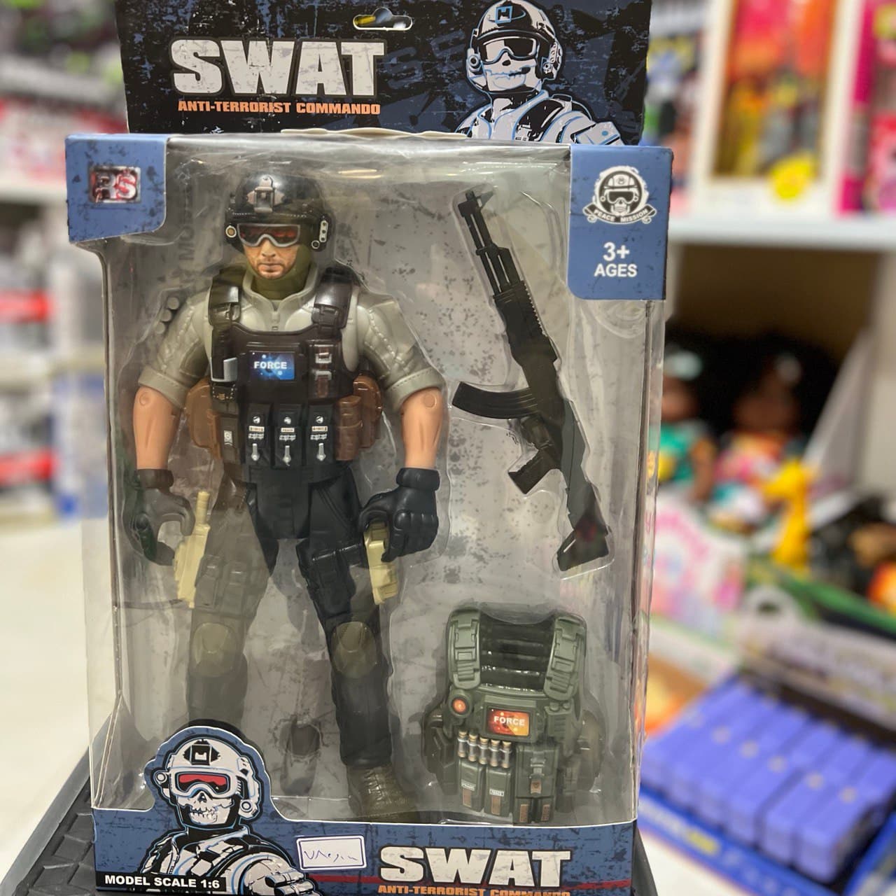 فیگور سرباز کماندو SWAT سایز 24/33