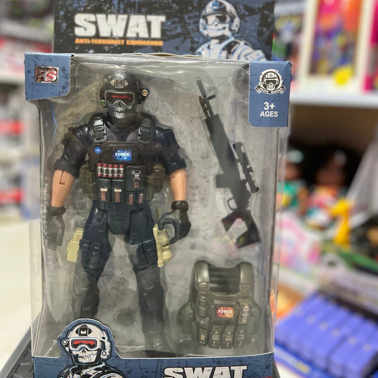 فیگور سرباز کماندو SWAT سایز 24/33 — تصویر ۲
