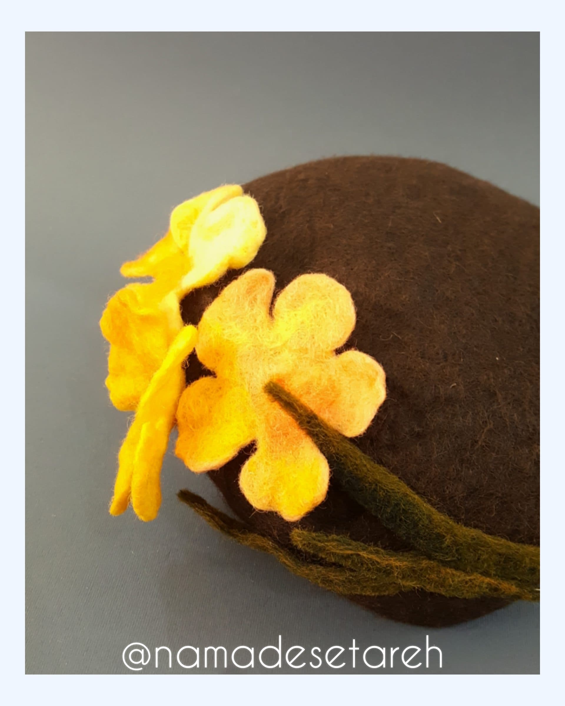 Flower Design Beret – Hoorfelt Brand