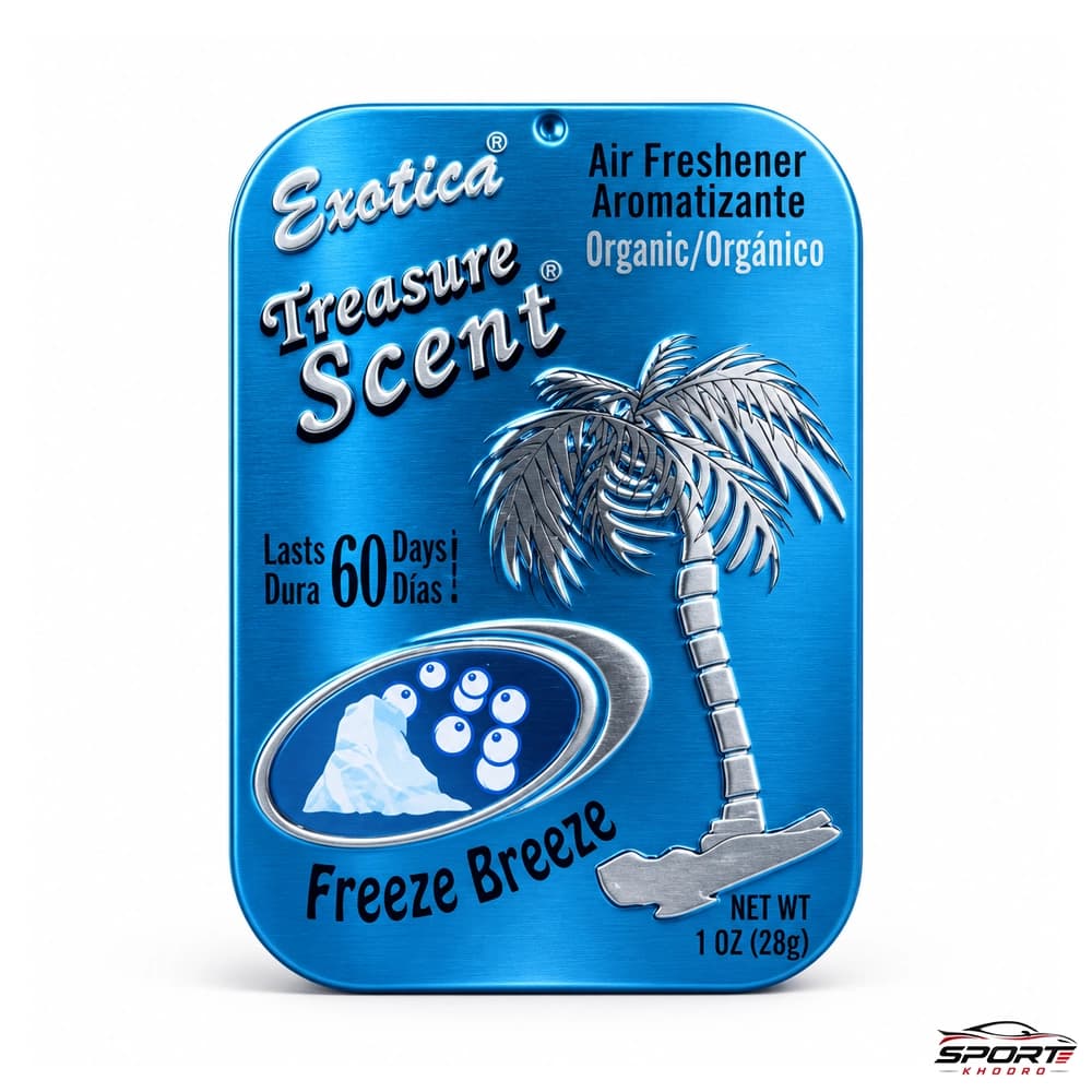خوشبو کننده خودرو اگزاتیکا مدل کشویی رایحه Freeze Breeze — تصویر ۲