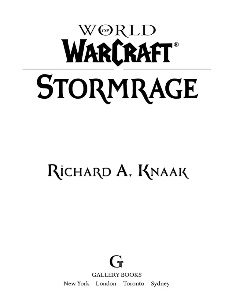 کتاب دنیای وارکرفت: طوفان خشم (World of Warcraft: Stormrage) اثر ریچارد ای. ناک نسخه PDF انگلیسی
