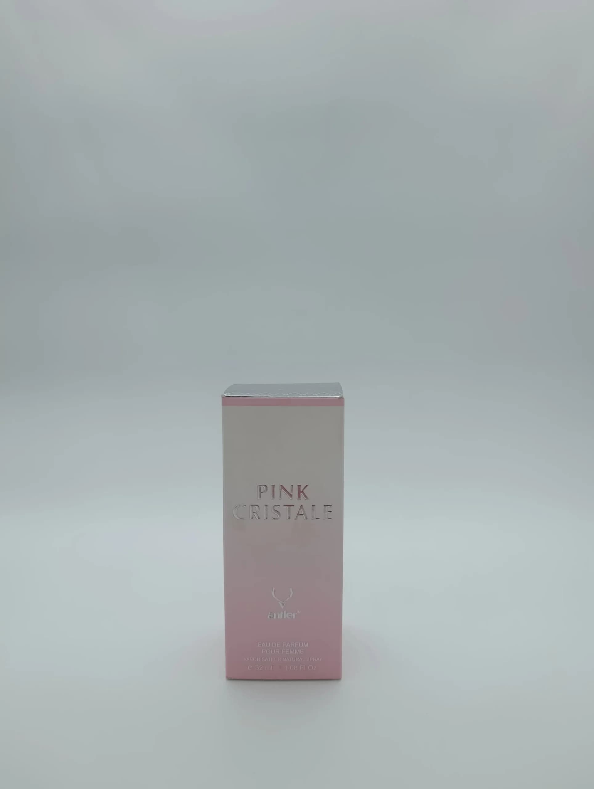 ادو پرفیوم جیبی زنانه انتلر Antler مدل پینک کریستال Pink Cristale حجم ۳۲ میل | خنک و شیرین گلی میوهای ورساچه برایت کریستال — تصویر ۴
