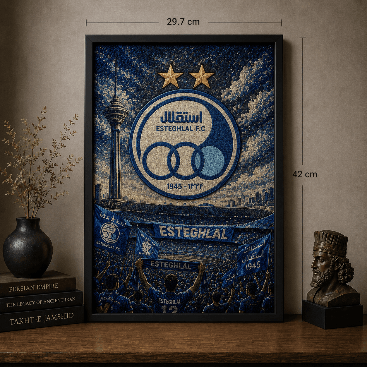 تابلو فرش تیم استقلال تهران | کد 5005