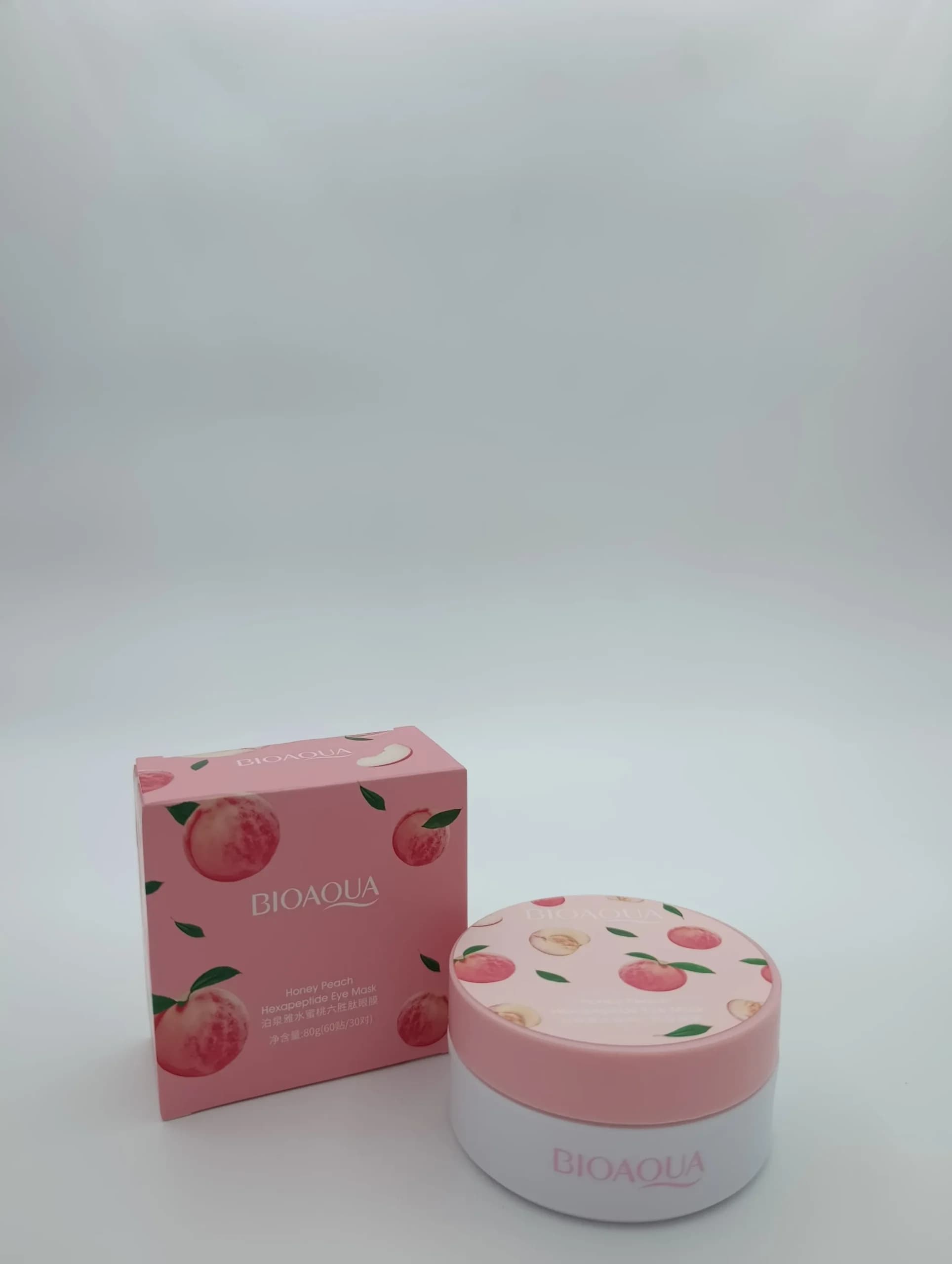 پچ هیدروژلی زیر چشم بیوآکوا BIOAQUA عصاره هلو ۶۰ عددی | رفع تیرگی و پف، آبرسان و ضد چروک (اورجینال)
