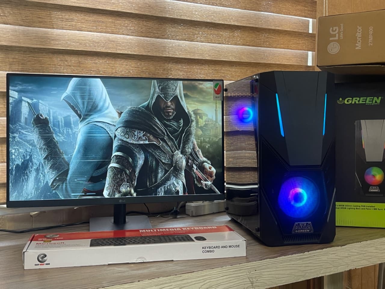 کامپیوتر گیمینگ-طراحی-اداری-خانگی RGB Core i5 ، رم 16GB، گرافیک 8GB DDR5 – کد H3 با 24 ماه گارانتی — تصویر ۲