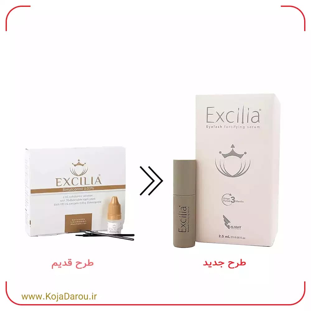 محلول تقویت کننده و محرک رشد مژه اکسیلیا Excilia حجم 3 میلی لیتر — تصویر ۲