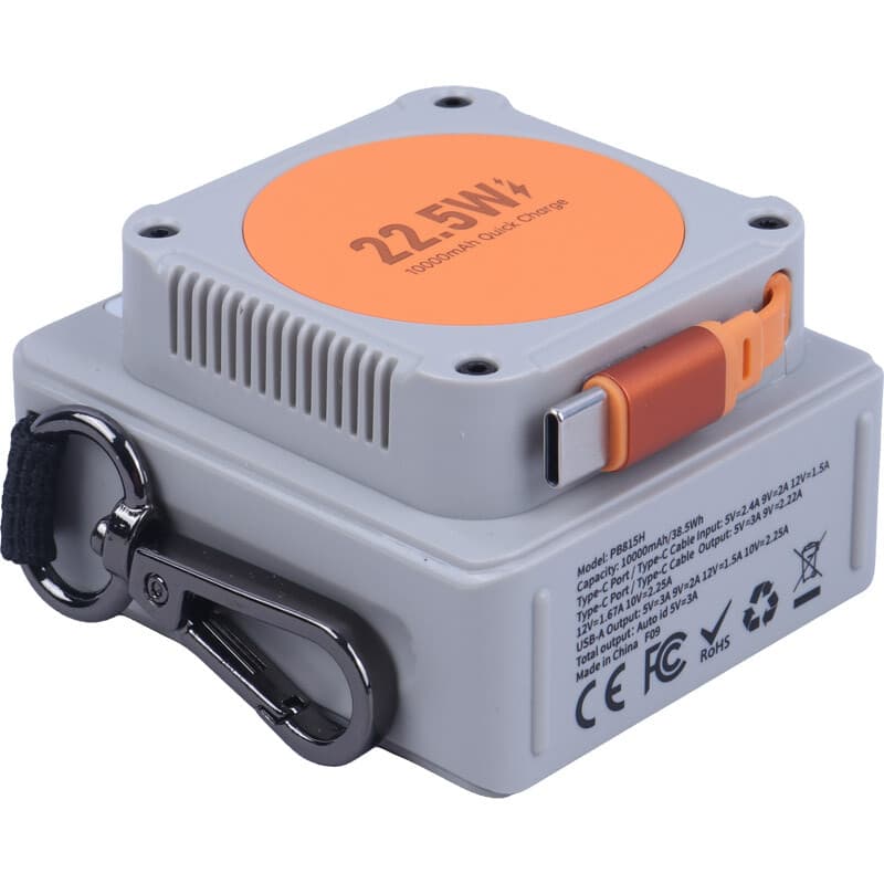 پاور بانک فست شارژ بودی PB815H QC3.0 PD 22.5W ظرفیت 10000 میلی آمپر ساعت — تصویر ۳