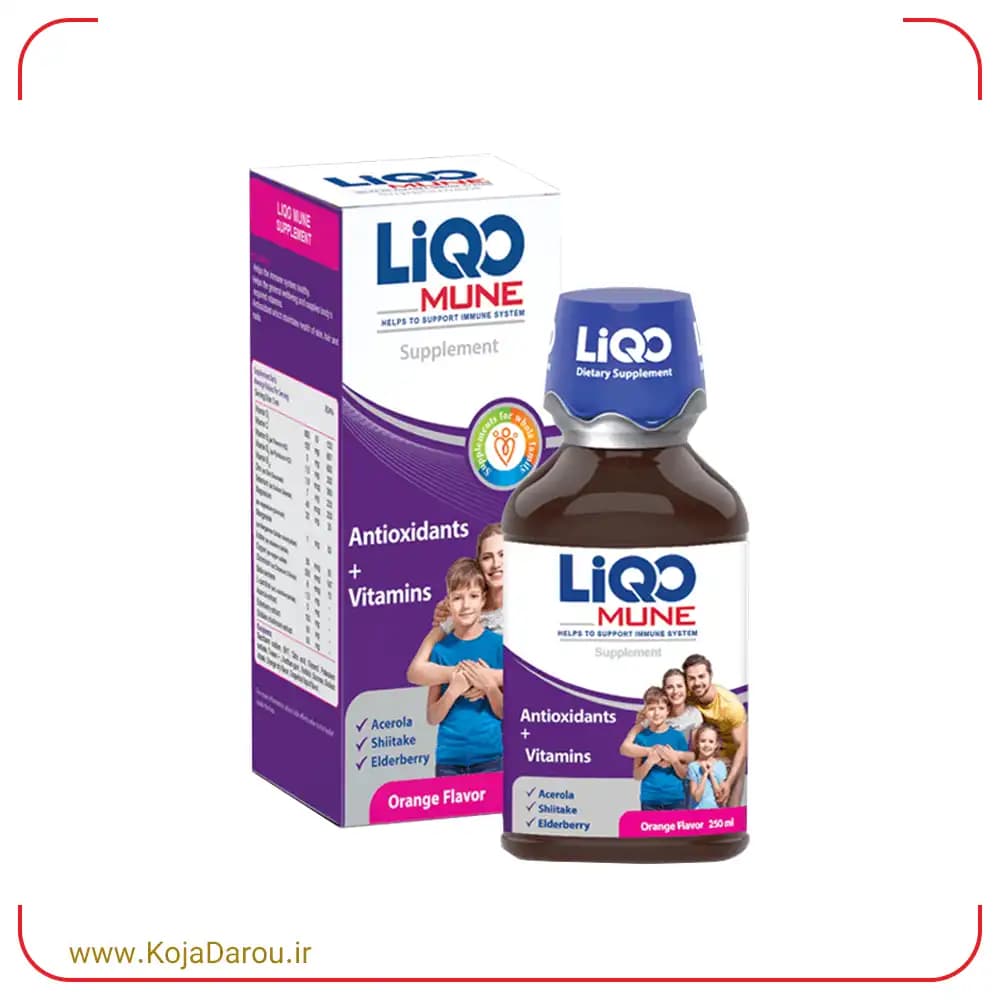 شربت لیکو میون ابیان فارمد Liqo Mune حجم 250 میلی لیتر