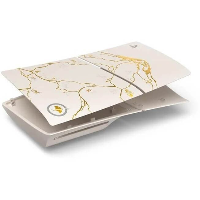 فیس پلیت PS5 Slim مدل Ghost of Yotei Gold Limited Edition — تصویر ۵