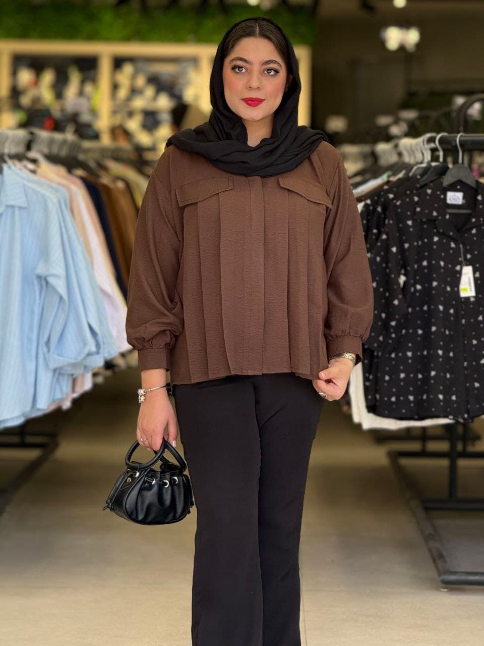 شومیز زنانه مدل چیدا — تصویر ۴