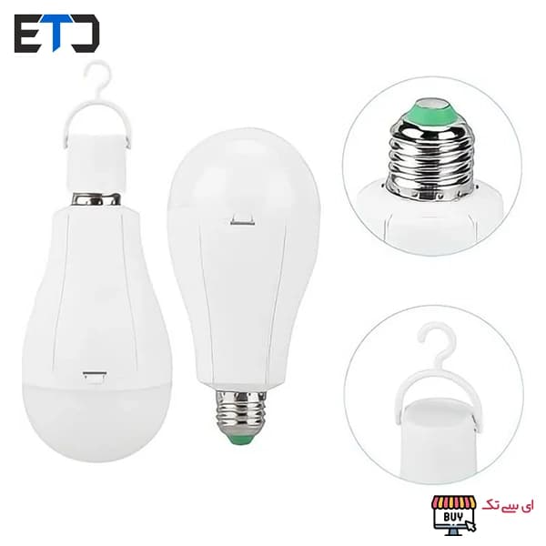 لامپ اضطراری سرپیچی شارژی FA-3920 توان 20 وات مهتابی — تصویر ۴