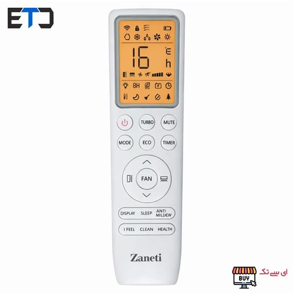 ریموت کنترل کولر گازی اینورتر زانتی ZANETI
