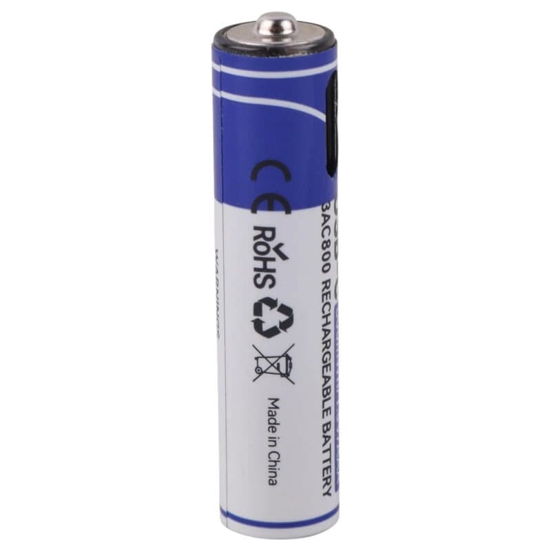 باتری دوتایی نیم قلمی شارژی DRcell 3AC800 AAA 533mAh — تصویر ۴