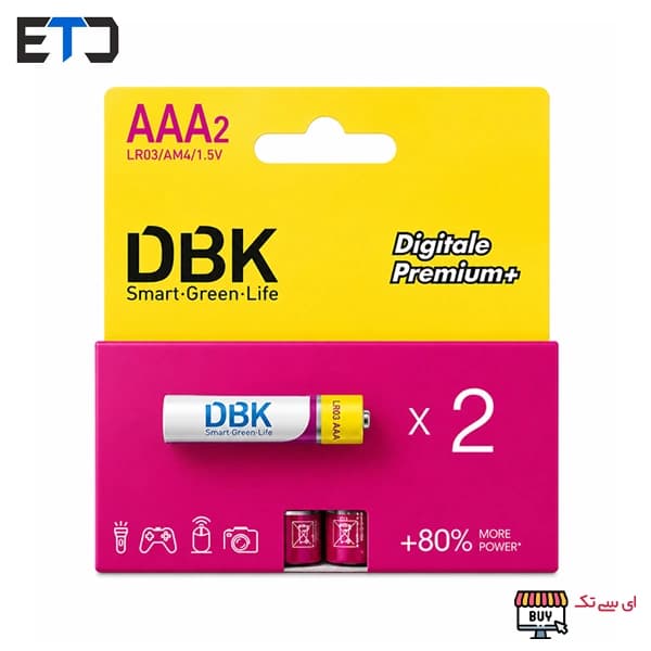 باتری نیم قلمی کارتی Digital Premium پلاس دی بی کی DBK