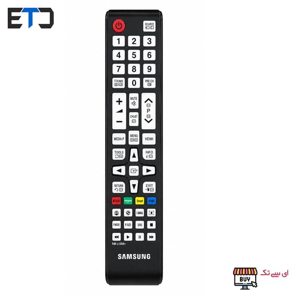 کنترل همه کاره تلویزیون سامسونگ RM-L1088 مشکی شب نما — تصویر ۳