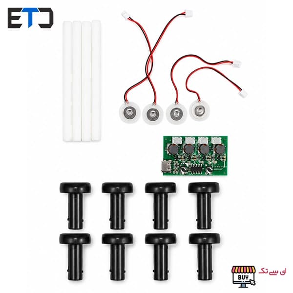 ماژول تولید بخار سرد 4 تایی با ورودی USB Type-C به همراه پیزو — تصویر ۲