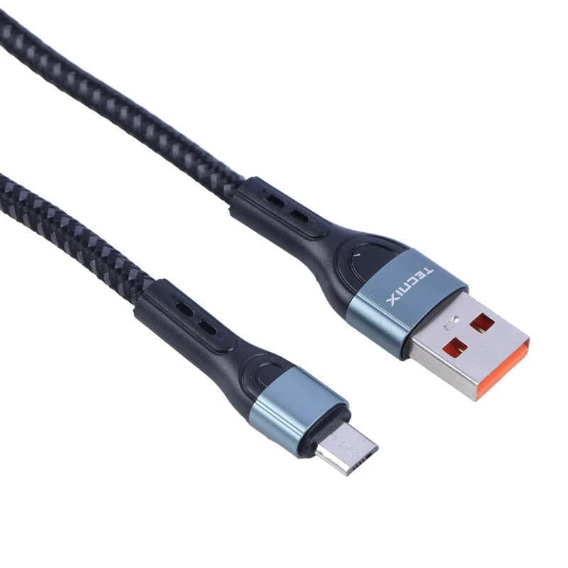 کابل میکرو یو اس بی فست شارژ 3.1 آمپر تکنیکس CBL-833-M طول 1 متر — تصویر ۳
