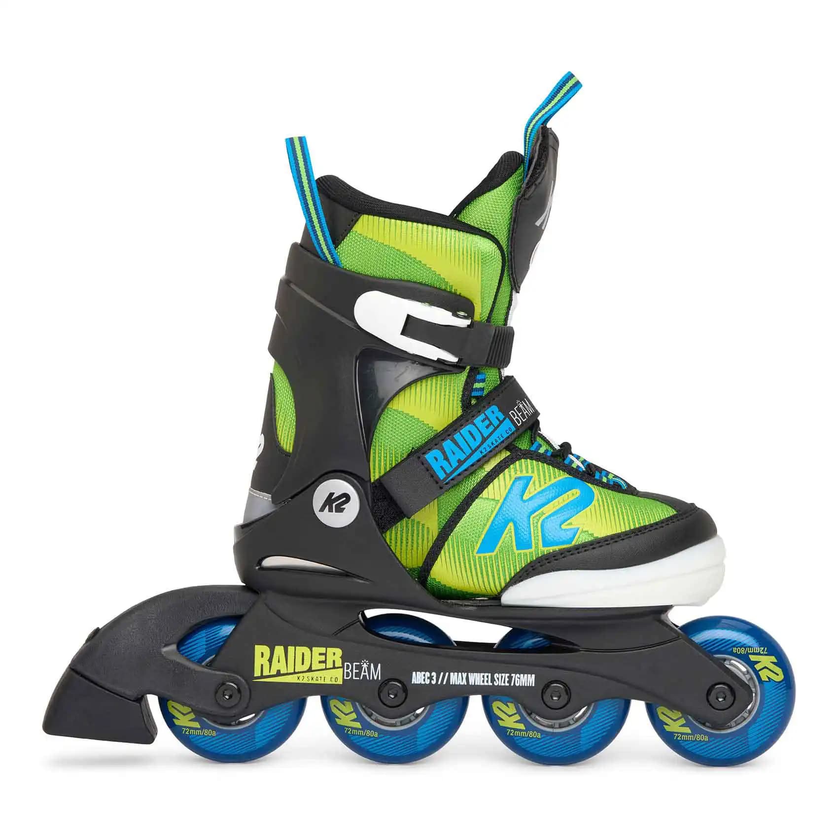 اسکیت بچگانه پسرانه کی تو (K2) مدل Raider Beam (چراغدار با قابلیت تغییر 5 سایز) — تصویر ۲