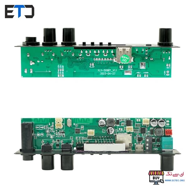 پنل کامل آمپلی فایر 3.7 ولت HIFI بلوتوثی 2X80W ولوم دار — تصویر ۳