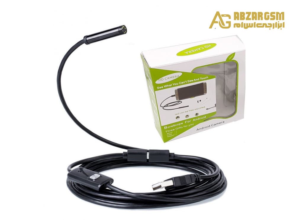 دوربین آندوسکوپی 1.3 مگاپیکسل لنز 7mm کابل 1 متر ارتباط USB — تصویر ۷