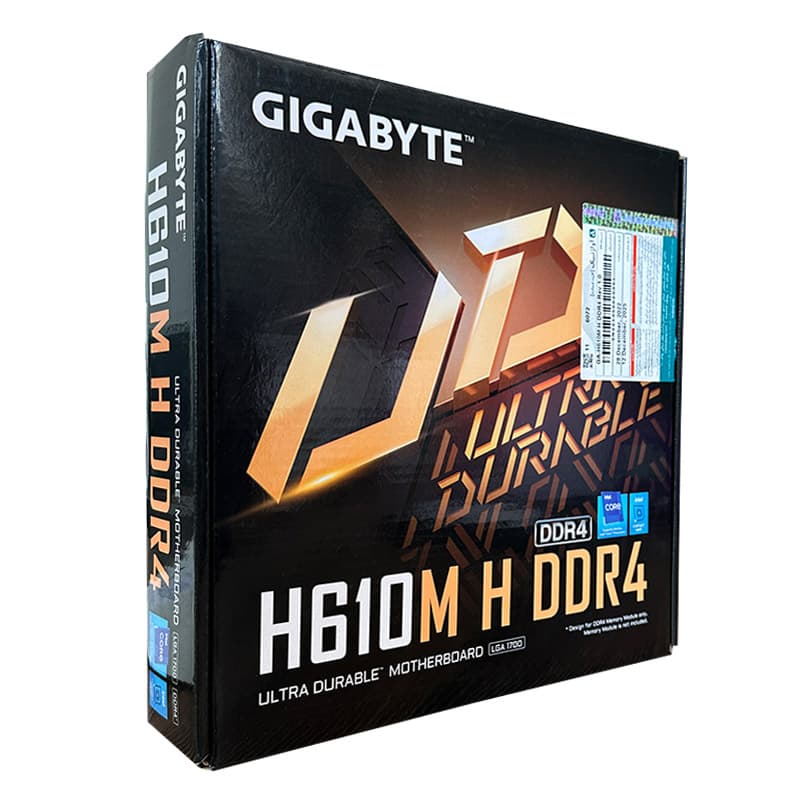 باندل مادربرد Gigabyte H610M-H DDR4 + i3 12100 استوک در حد نو — تصویر ۶