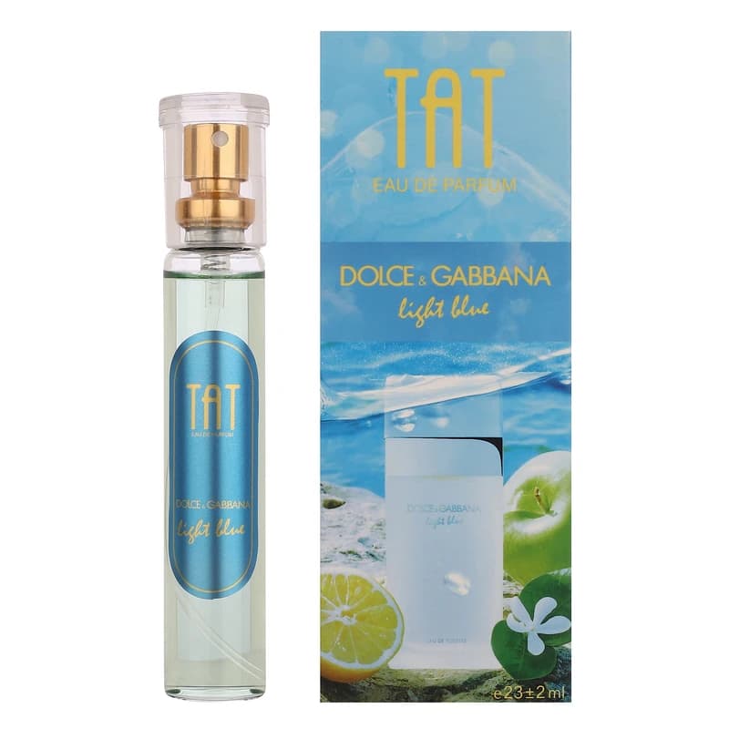عطر جیبی مردانه تات مدل Dolce Gabbana Light Blue حجم 25 میلی لیتر