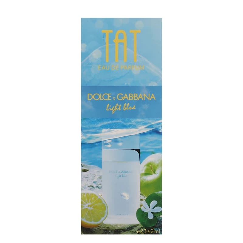 عطر جیبی مردانه تات مدل Dolce Gabbana Light Blue حجم 25 میلی لیتر — تصویر ۲