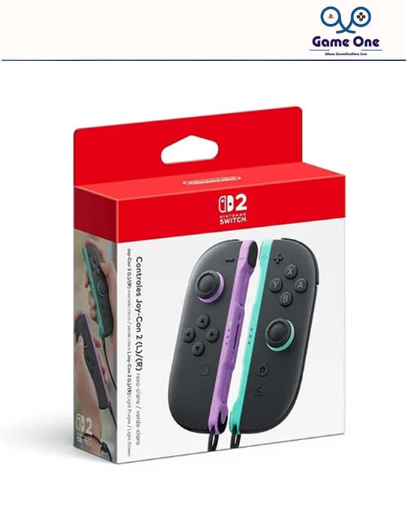 دسته بازی جوی کان 2 Joy Con برای Nintendo Switch 2 – سبز بنفش — تصویر ۲