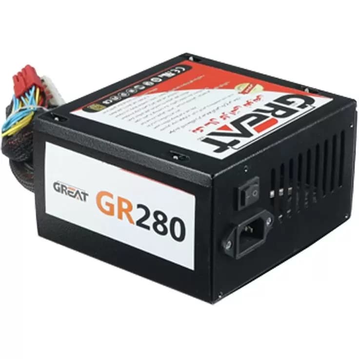 پاور کیس کامپیوتر 280 وات گریت فن بزرگ — تصویر ۳