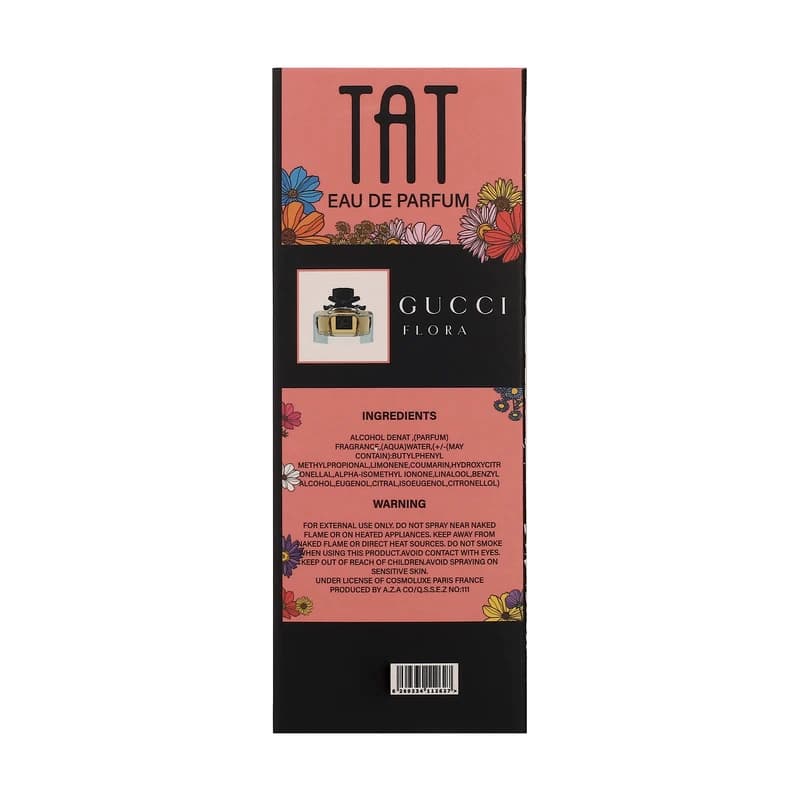 عطر جیبی زنانه تات مدل گوچی فلورا GUCCI FLORA حجم 25 میلی لیتر — تصویر ۳