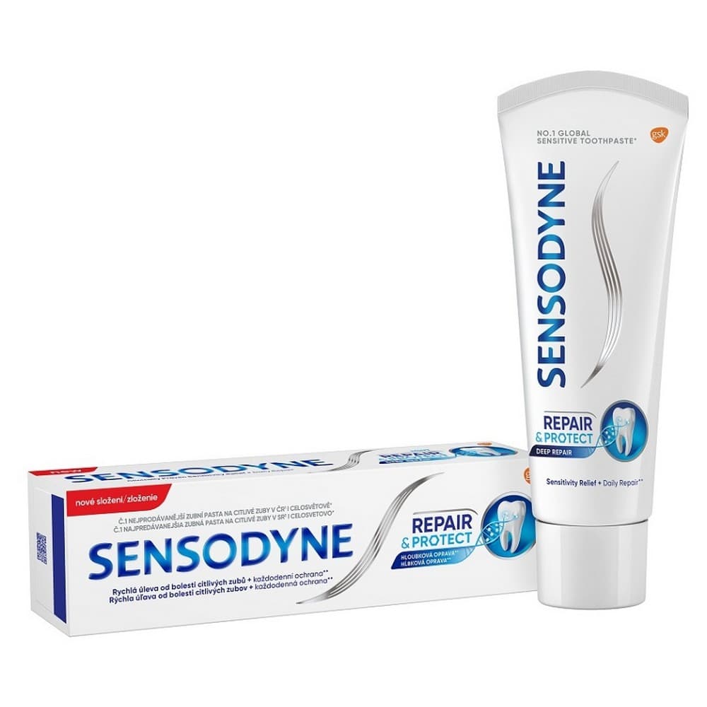 خمیر دندان سنسوداین مدل Repair And Protect حجم 75 میلی