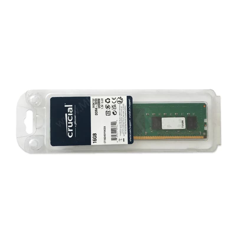 رم 16 گیگ CRUCIAL 16GB DDR4 3200Mhz استوک در حد نو با گارانتی — تصویر ۸