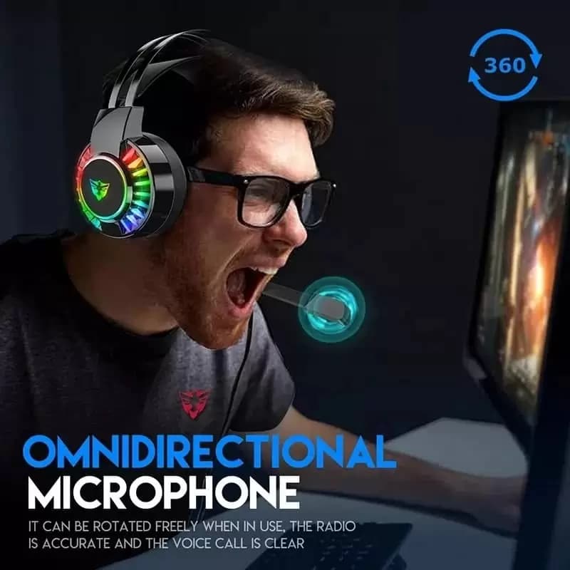 هدست مخصوص بازی G505 USB 7.1 RGB — تصویر ۵